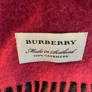 Authentic Burberry Cashmere Scarf